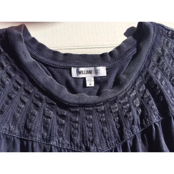 William Rast (Med) Raitt Blue Embellished Top - Picture 3 of 8